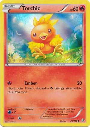 Torchic - 25/160 (Sheen Holo) 25 - Miscellaneous Cards & Products Holofoil - Poke-Collect