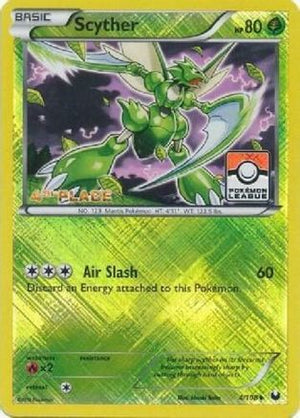 Scyther - 4/108 (Pokemon League) [4th Place] 4 - League & Championship Cards Reverse Holofoil - Poke-Collect