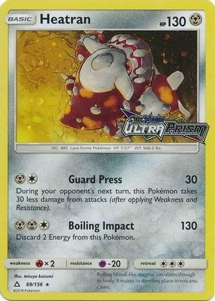 Heatran - 88/156 (Prerelease) 88 - Alternate Art Promos Holofoil - Poke-Collect