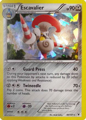 Escavalier - 80/101 (Cracked Ice Holo) 80 - Deck Exclusives Holofoil - Poke-Collect