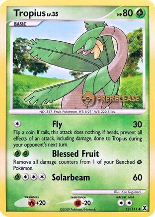 Tropius - 052/111 (Prerelease) 52 - Nintendo Promos - Poke-Collect