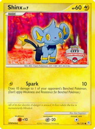 Shinx - 098/130 (City Championships) 98 - Nintendo Promos - Poke-Collect