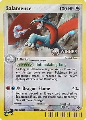 Salamence - 19/97 (e-League) [Winner] 19 - Nintendo Promos Holofoil - Poke-Collect
