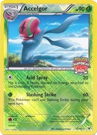 Accelgor - 12/101 (Championship Series) 12 - League & Championship Cards Reverse Holofoil - Poke-Collect