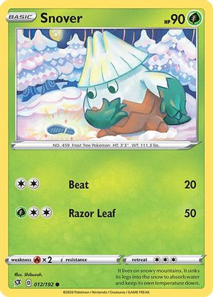 Snover 12/192 - Rebel Clash - Poke-Collect