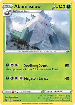 Abomasnow 13/192 - Rebel Clash - Poke-Collect