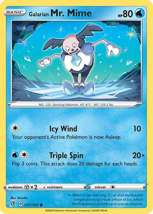 Galarian Mr. Mime 37/192 - SWSH02 Rebel Clash - Poke-Collect