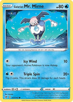 Galarian Mr. Mime 37/192 - SWSH02 Rebel Clash Reverse Holofoil - Poke-Collect