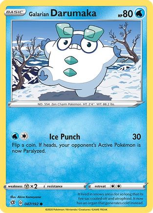 Galarian Darumaka 47/192 - SWSH02 Rebel Clash - Poke-Collect