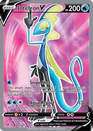 Inteleon V 180/192 - Rebel Clash Holofoil - Poke-Collect