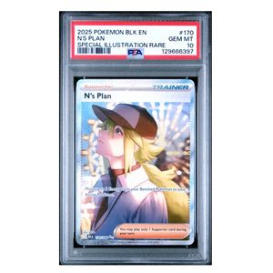 n's plan pokemon card N's Plan SIR Black Bolt #170 PSA 10
