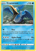 Cramorant 51/192 - SWSH02 Rebel Clash Reverse Holofoil - Poke-Collect