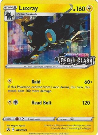 Luxray SWSH023/307 - SWSH Black Star Promos Holofoil - Poke-Collect
