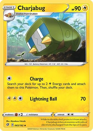 Charjabug 65/192 - SWSH02 Rebel Clash - Poke-Collect