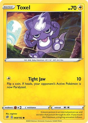 Toxel 68/192 - Rebel Clash Reverse Holofoil - Poke-Collect