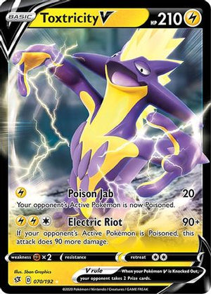 Toxtricity V 70/192 - Rebel Clash Holofoil - Poke-Collect