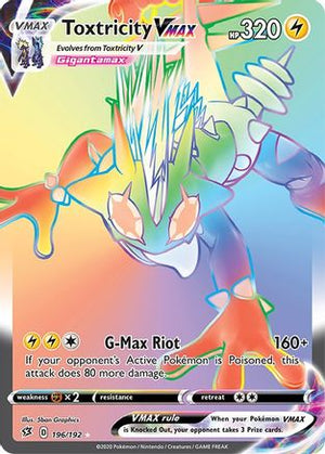 Toxtricity VMAX 196/192 - Rebel Clash Holofoil - Poke-Collect