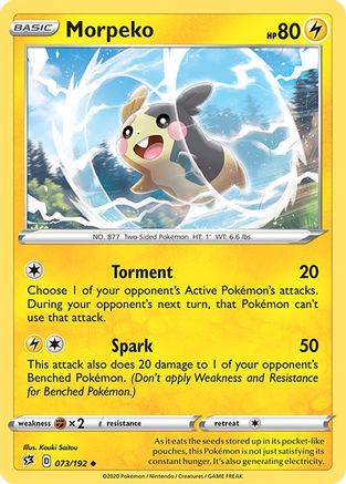 Morpeko 73/192 - SWSH02 Rebel Clash - Poke-Collect