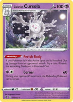 Galarian Cursola 79/192 - SWSH02 Rebel Clash Holofoil - Poke-Collect