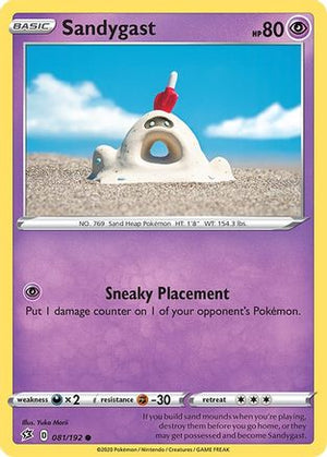 Sandygast 81/192 - Rebel Clash Reverse Holofoil - Poke-Collect