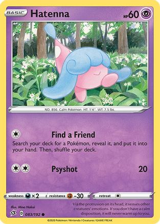 Hatenna 83/192 - SWSH02 Rebel Clash - Poke-Collect