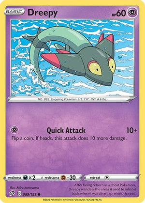 Dreepy 89/192 - SWSH02 Rebel Clash Reverse Holofoil - Poke-Collect
