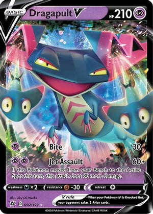 Dragapult V 92/192 - SWSH02 Rebel Clash Holofoil - Poke-Collect