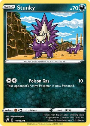 Stunky 114/192 - Rebel Clash - Poke-Collect