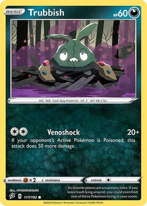Trubbish 117/192 - Rebel Clash Reverse Holofoil - Poke-Collect