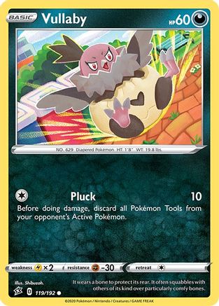 Vullaby 119/192 - Rebel Clash Reverse Holofoil - Poke-Collect