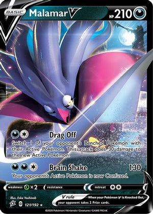 Malamar V 121/192 - Rebel Clash Holofoil - Poke-Collect