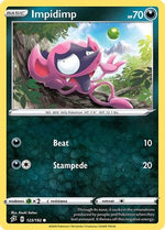 Impidimp 123/192 - SWSH02 Rebel Clash Reverse Holofoil - Poke-Collect