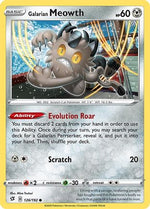 Galarian Meowth 126/192 - SWSH02 Rebel Clash - Poke-Collect