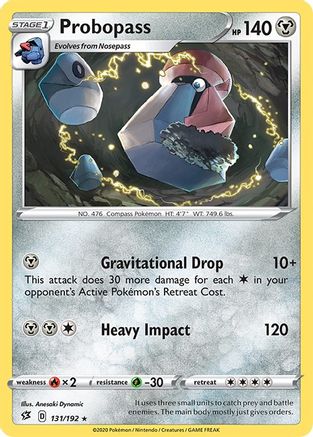 Probopass 131/192 - SWSH02 Rebel Clash Reverse Holofoil - Poke-Collect