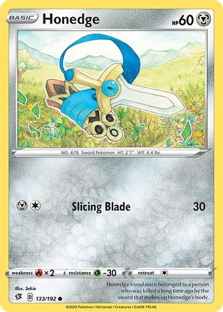 Honedge 133/192 - SWSH02 Rebel Clash - Poke-Collect