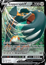 Copperajah V 136/192 - SWSH02 Rebel Clash Holofoil - Poke-Collect