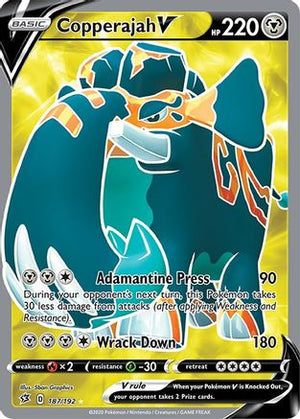 Copperajah V 187/192 - Rebel Clash Holofoil - Poke-Collect