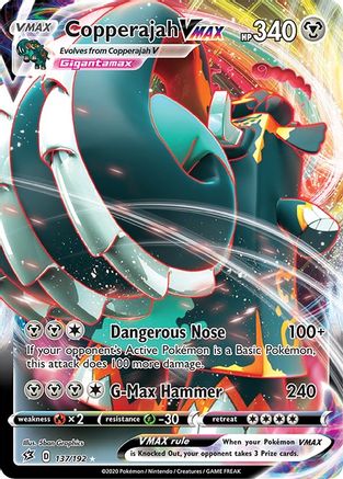 Copperajah VMAX 137/192 - SWSH02 Rebel Clash Holofoil - Poke-Collect