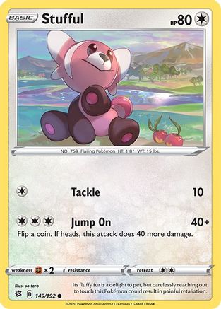Stufful 149/192 - Rebel Clash - Poke-Collect