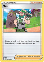 Milo 161/192 - SWSH02 Rebel Clash Reverse Holofoil - Poke-Collect
