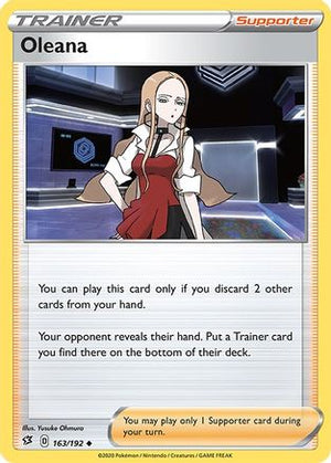 Oleana 163/192 - Rebel Clash Reverse Holofoil - Poke-Collect
