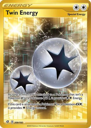 Twin Energy 209/192 - Rebel Clash Holofoil - Poke-Collect