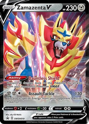Zamazenta V SWSH019/307 - SWSH Black Star Promos Holofoil - Poke-Collect