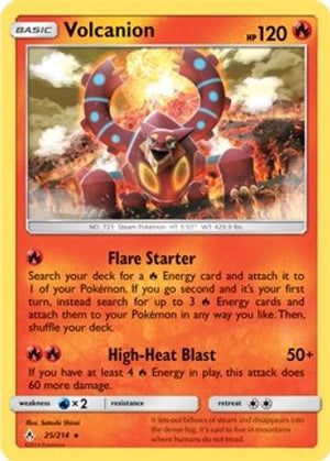 Volcanion - 25/214 25 - Deck Exclusives - Poke-Collect