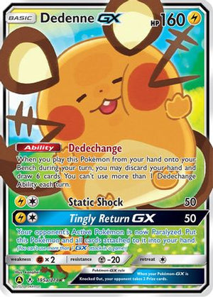 Dedenne-GX 195a/214 - Unbroken Bonds Holofoil