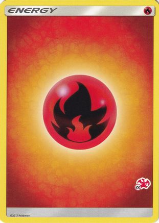 Fire Energy (#22 Charizard Stamped) - Battle Academy - Poke-Collect