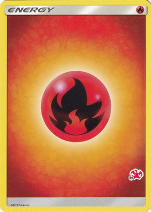 Fire Energy (#35 Charizard Stamped) - Battle Academy - Poke-Collect