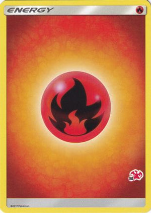 Fire Energy (#38 Charizard Stamped) - Battle Academy - Poke-Collect