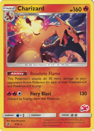 Charizard (#39 Charizard Stamped) 3 - Battle Academy - Poke-Collect