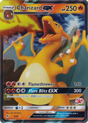 Charizard GX (#60 Charizard Stamped) 9 - Battle Academy Holofoil